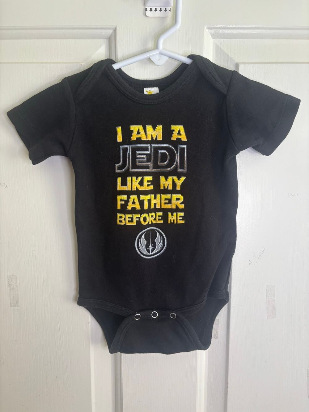 Star Wars Onesie “I Am A JEDI Like My Father Before Me”